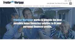 Desktop Screenshot of frontierhomemortgage.com