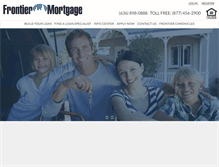 Tablet Screenshot of frontierhomemortgage.com